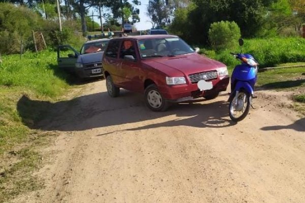 San José una motociclista resultó con lesiones leves al chocar con un